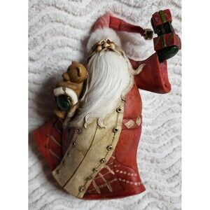 Christmas DELTON Products Corp. Fine Collectibles SANTA CLAUS Figure 8" EuC